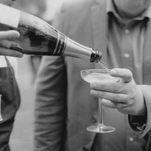 champagne being poured into a glass | Photo credit: Pierra G Photography